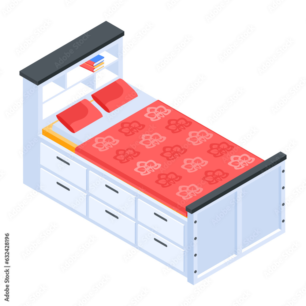 Pack of Modern Bedrooms Isometric Icons
Pack of Modern Bedrooms Isometric Icons
