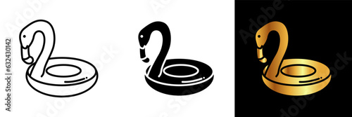 The Inflatable Float Icon represents a popular pool accessory used for relaxation and fun in the water.