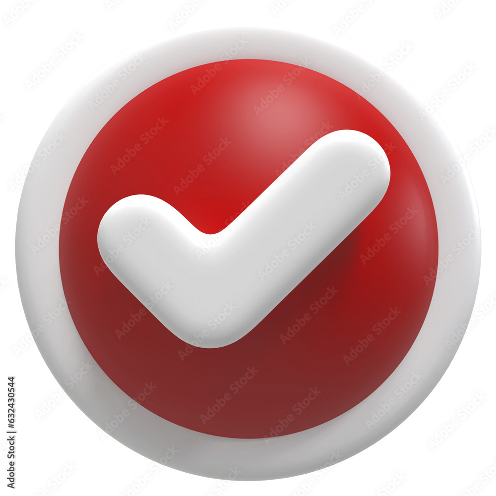 3D Icon Checkmark 3D Icon Checkmark