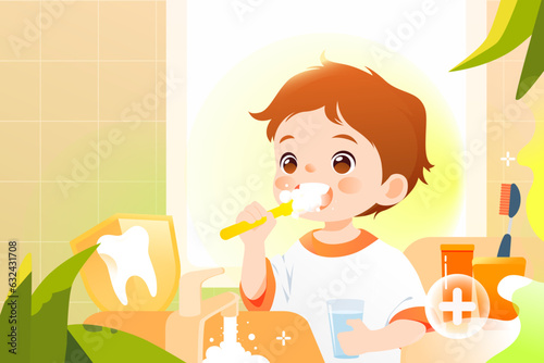National tooth love day, protect teeth, world dentist day, dental health illustration