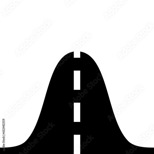 mean statistic black solid icon