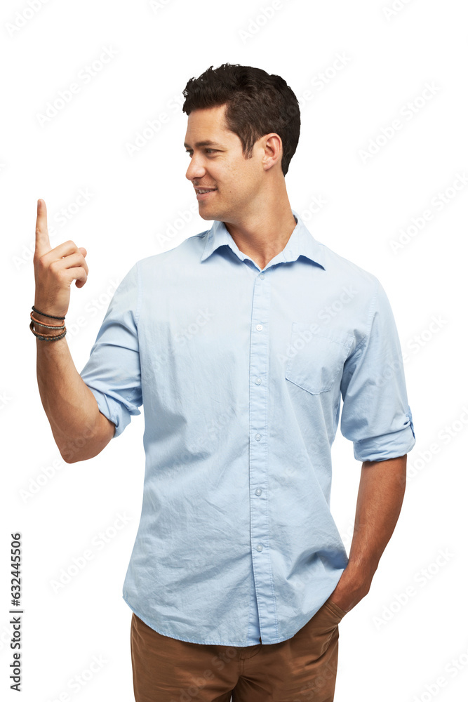 Hand pointing, smile and man with finger, sign and one gesture isolated, transparent and png background. Choice, vote and male person with question, answer or decision, selection and point up promo Hand pointing, smile and man with finger, sign and one gesture isolated, transparent and png background. Choice, vote and male person with question, answer or decision, selection and point up promo