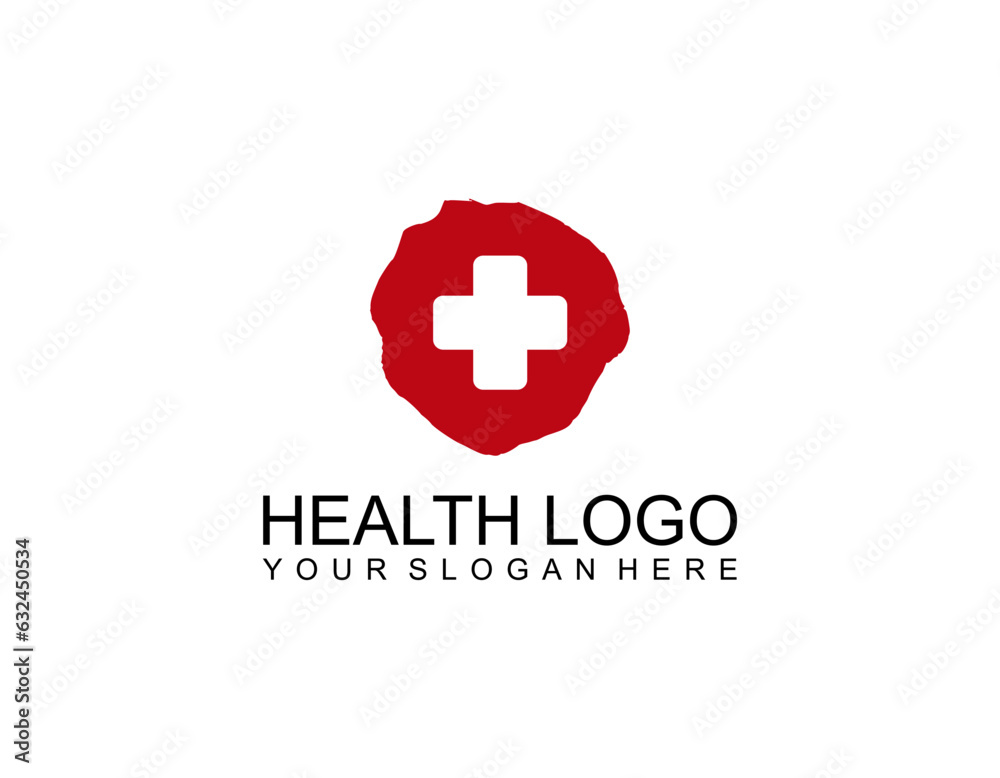 Obraz premium HealthCare Logo Design. suitable for your health care company or hospital. healthcare minimalist design logo. stylish vector logo