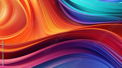 Beautiful Colorful Abstract Background. Created Generative Ai