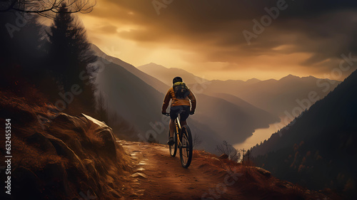 Cabincore Adventure  Bicycler s Journey through Misty Mountains