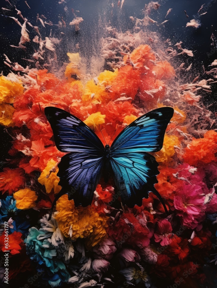 The Butterfly Effect Chaotic Weather Tornado with Butterfly Chaos