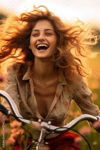 Middle-aged beautiful woman...