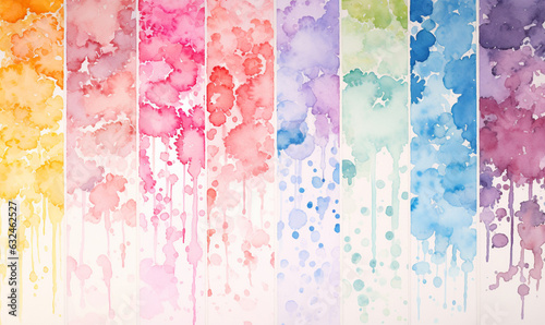 rainbow abstract watercolor background, texture, pattern, pastel colors