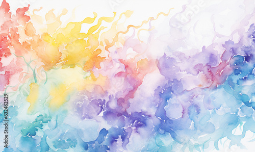 rainbow abstract watercolor background  texture  pattern  pastel colors