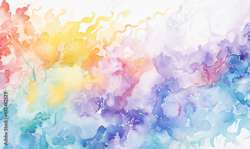 rainbow abstract watercolor background, texture, pattern, pastel colors