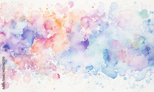 rainbow abstract watercolor background, texture, pattern, pastel colors