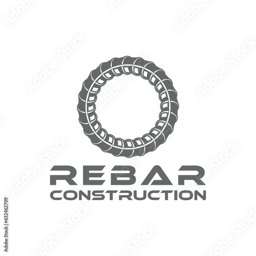 rebar logo design vector