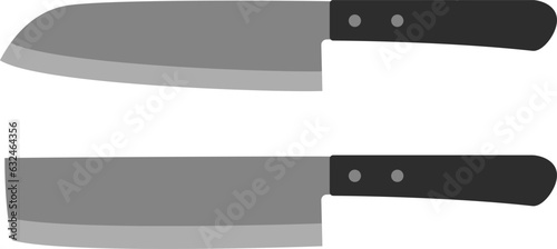 包丁のイラスト　kitchen knife