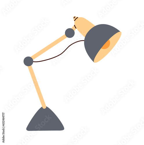Lighting fixture for home decor. Decorative table lamp. Lighting for interior design.