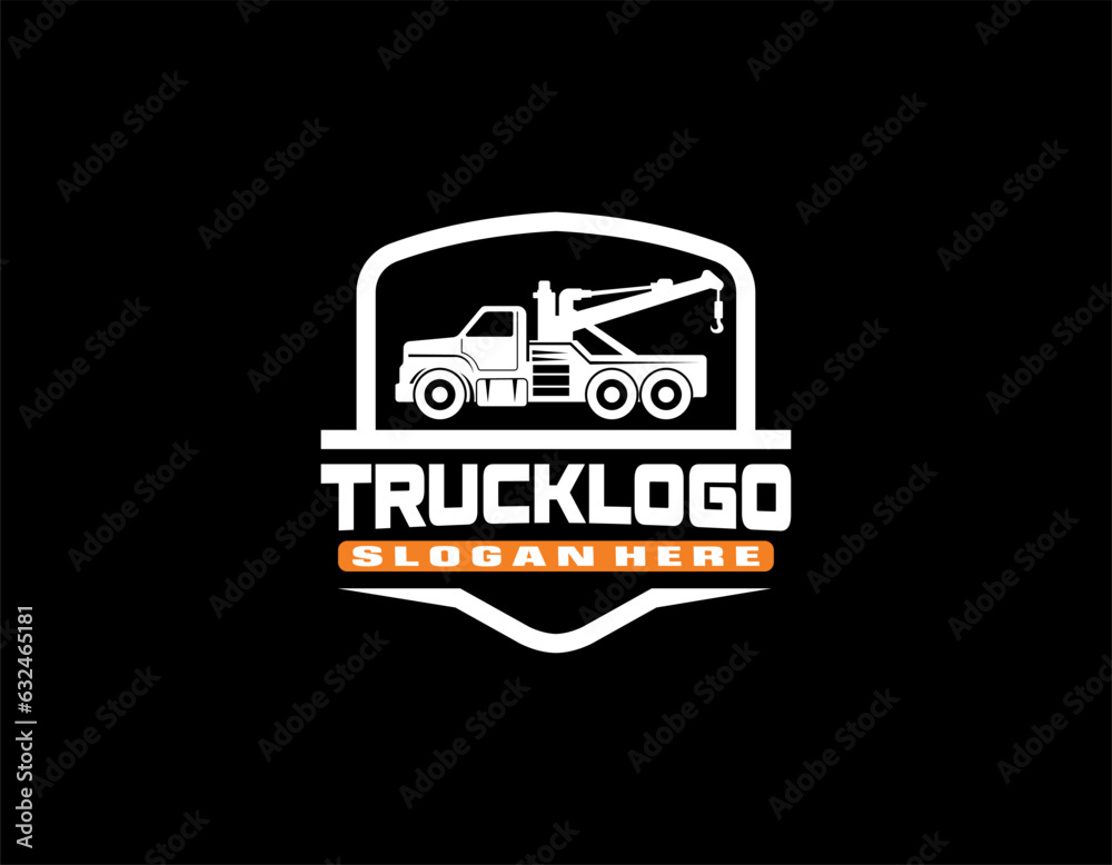 towing logo template, cool logo and very suitable for automotive companies