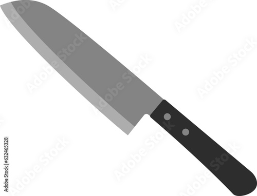 包丁のイラスト　kitchen knife photo