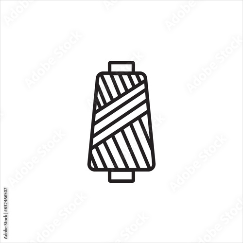 skein of thread icon vector illustration symbol