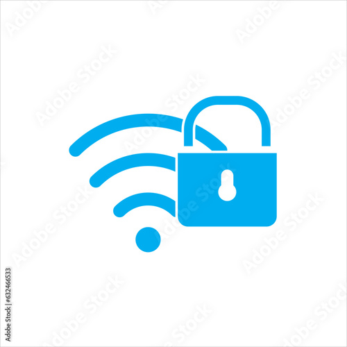 blocked wi-fi icon vector illustration symbol