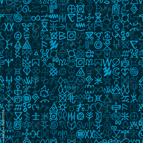 Futuristic cyberspace code digital alien matrix programming language alphabet
