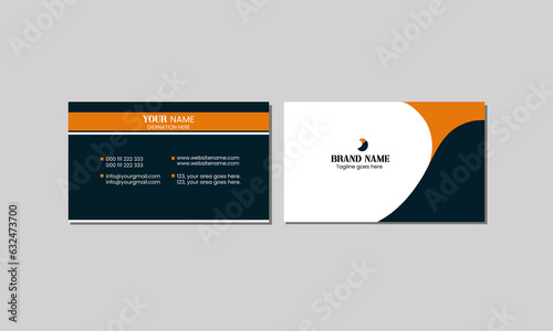Abstract business card template