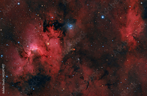 Canvas-taulu SH2 155 The Cave Nebula
