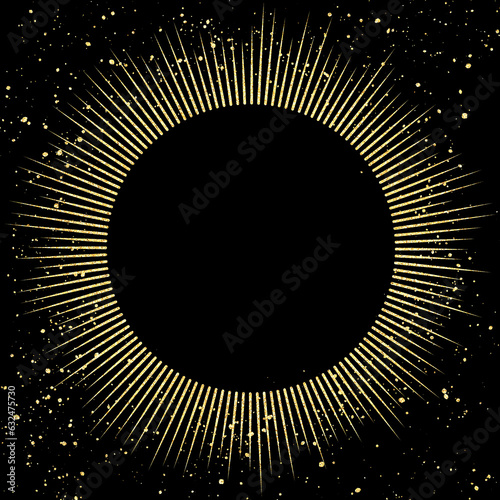 ラメグリッター_フレーム_環状