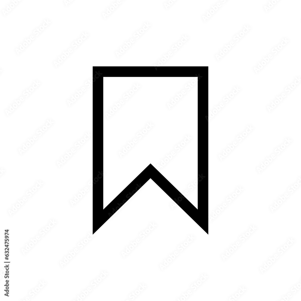 Bookmark Icon Vector Design Illustrator EPS 10 Bookmark Icon Vector Design Illustrator EPS 10