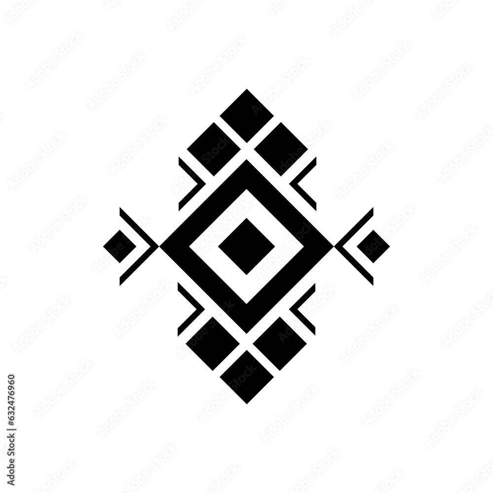 Aztec shape element Aztec shape element