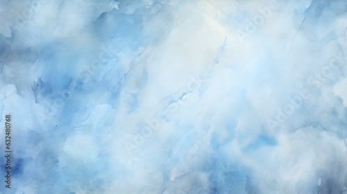 Close up of a light blue Watercolor Texture. Artistic Background 