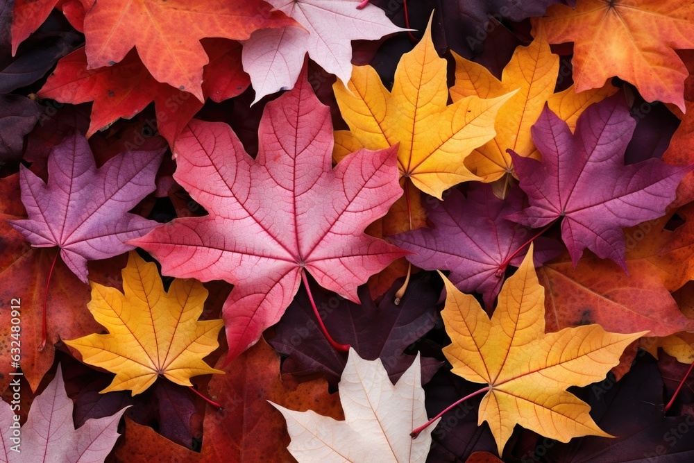 Background from colorful autumn maple leaves Background from colorful autumn maple leaves