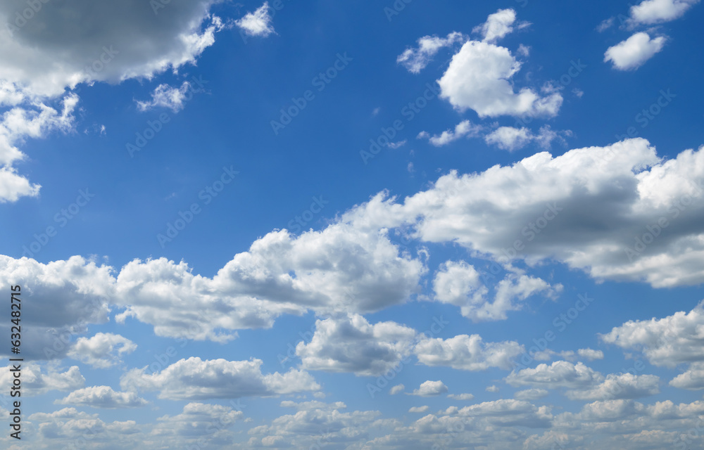 beautiful blue sky with cumulus clouds for abstract background beautiful blue sky with cumulus clouds for abstract background
