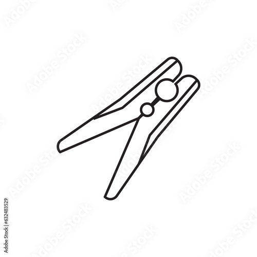 cloth pin vector