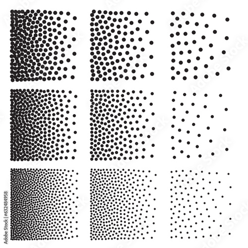 Gradient Dot Background, Half Tone Pattern, Dotted Texture, Halftone Mockup, Gradient Dot Banner