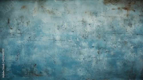 old aged concrete wall. blue concrete wall background.	