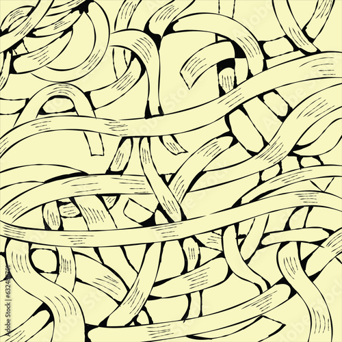 vectoe illustration of pile of bandage cloth seamless eps 10
