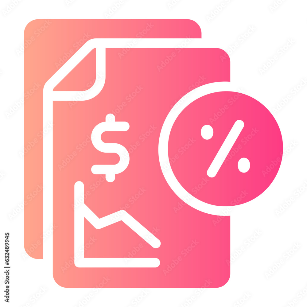 decrease gradient icon decrease gradient icon
