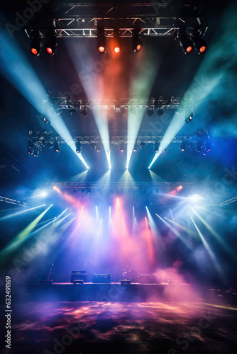 Concert Stage Scenery With ...