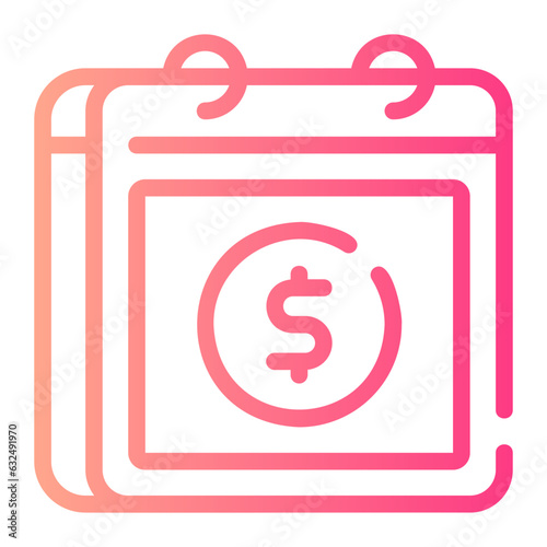 installment plan gradient icon