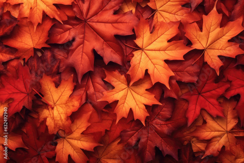 Autumn background generative AI