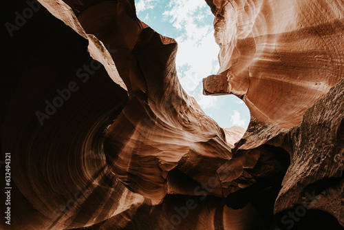 Antelope Canyon view background