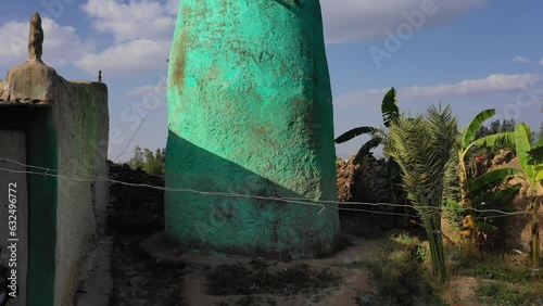 Aerial view of dengogo mosque Harari Region Dengogo Ethiopia photo