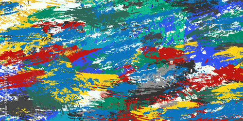colorful digital paint stroke illustration background