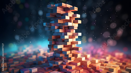Jenga's Fateful Moment Towering Structure Dissolves
