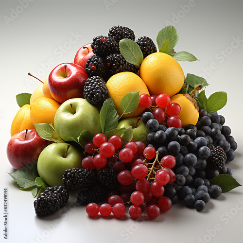 All kinds of sweet and fresh fruit