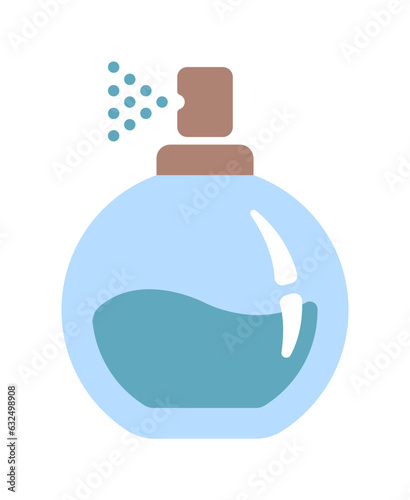 Fragrance, perfume vector icon illustration