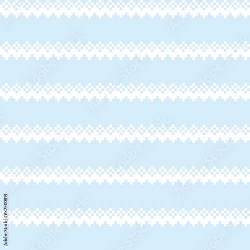 Pastels Chevron Fair Isle Seamless Pattern Design
