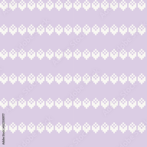 Pastels Argyle Fair Isle Seamless Pattern Design