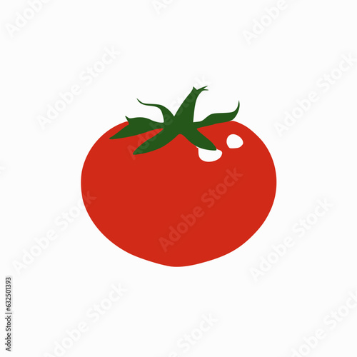 tomato isolated on white