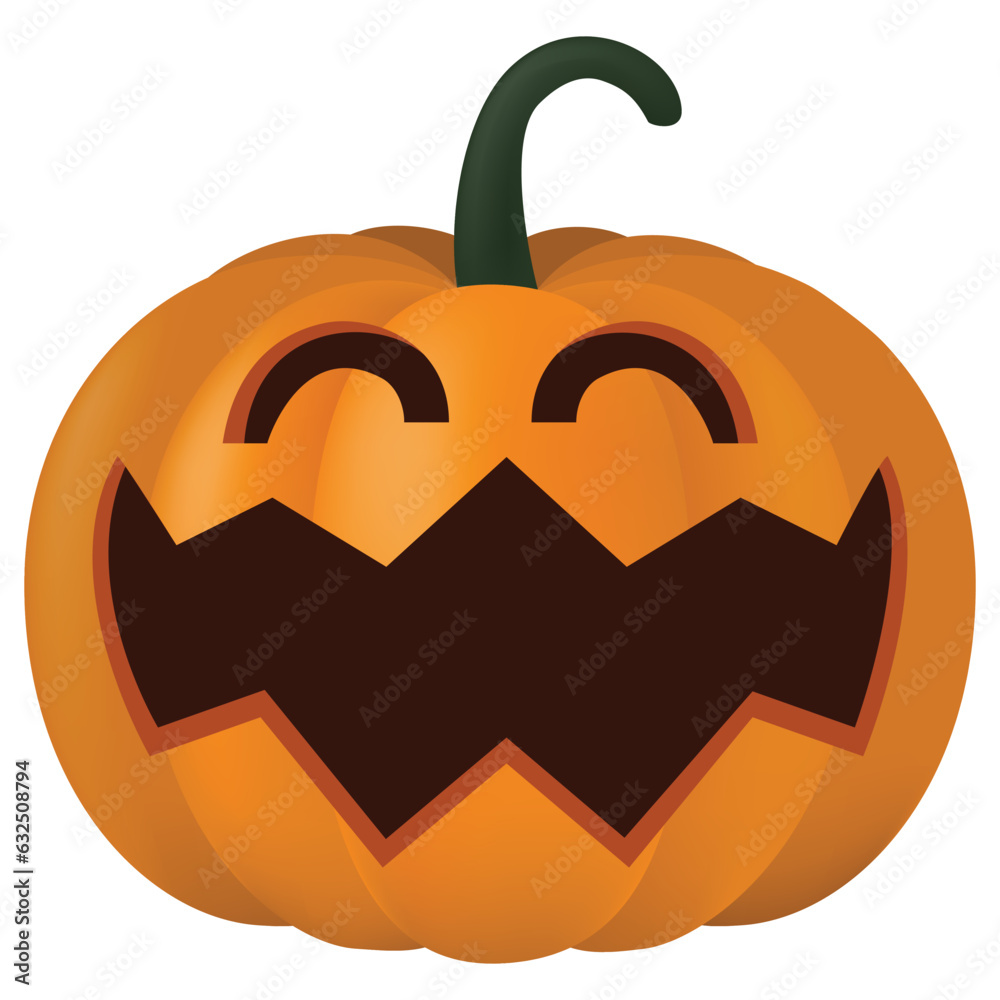 Naklejka premium scary pumpkins halloween