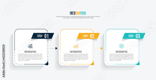 Vector Infographic label design with square template design and 4 options or steps. Can be used for process diagram, presentations, workflow layout, banner, flow chart, info graph.